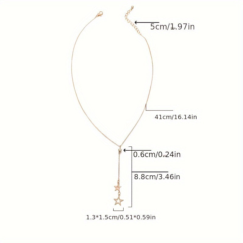 Elaria | Women's Chic Ethnic Pendant Necklace | Gold