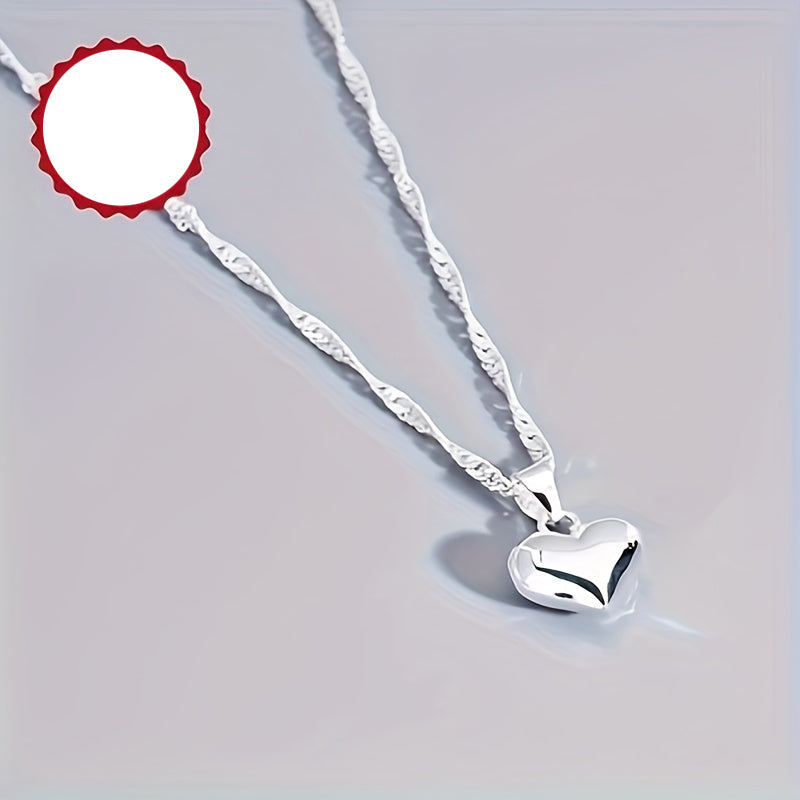 Celiora | Women's Fashionable Heart Necklace | Silver