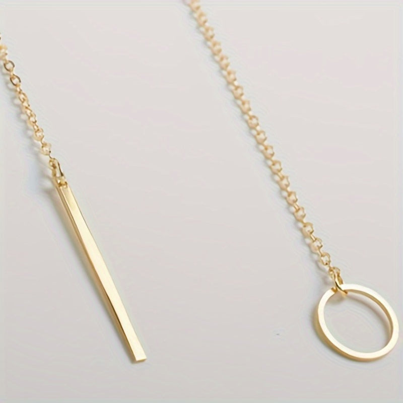 Elaria | Women's Chic Ethnic Pendant Necklace | Gold