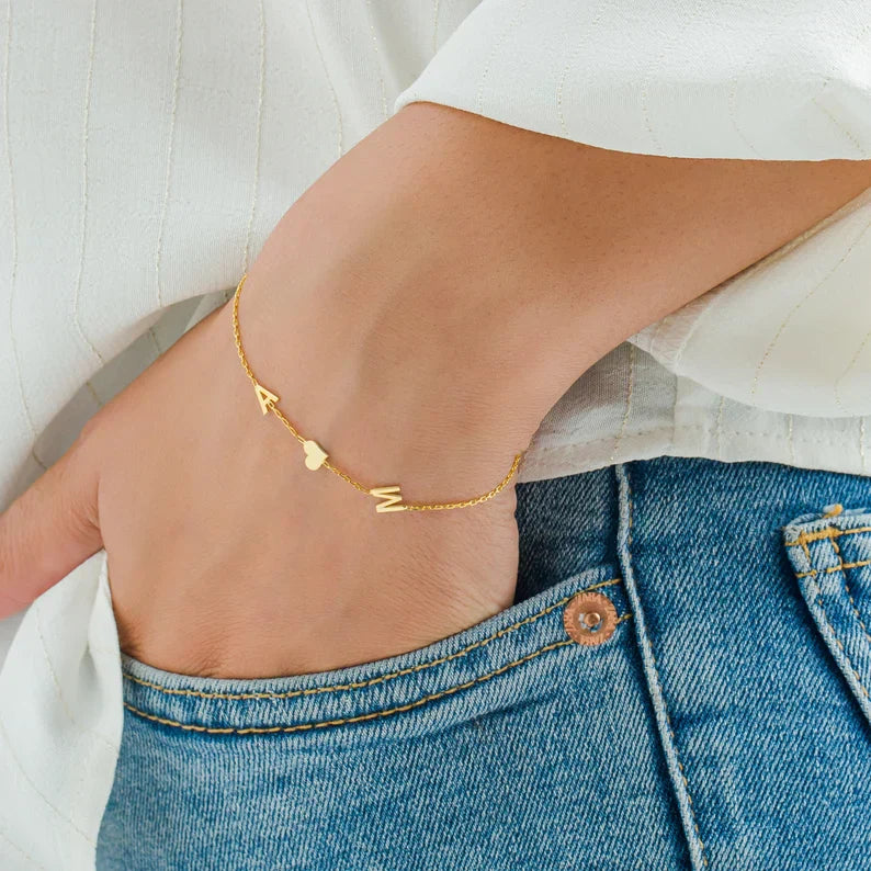 Double Love Heart Bracelet | Elegant Symbol | Timeless Style