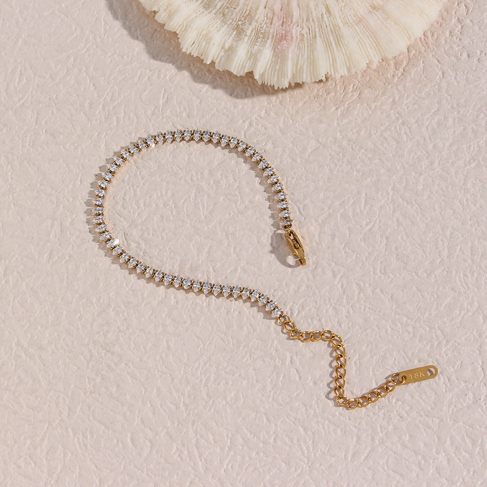 Shiny Charm | Tennis Bracelet | Timeless Elegance