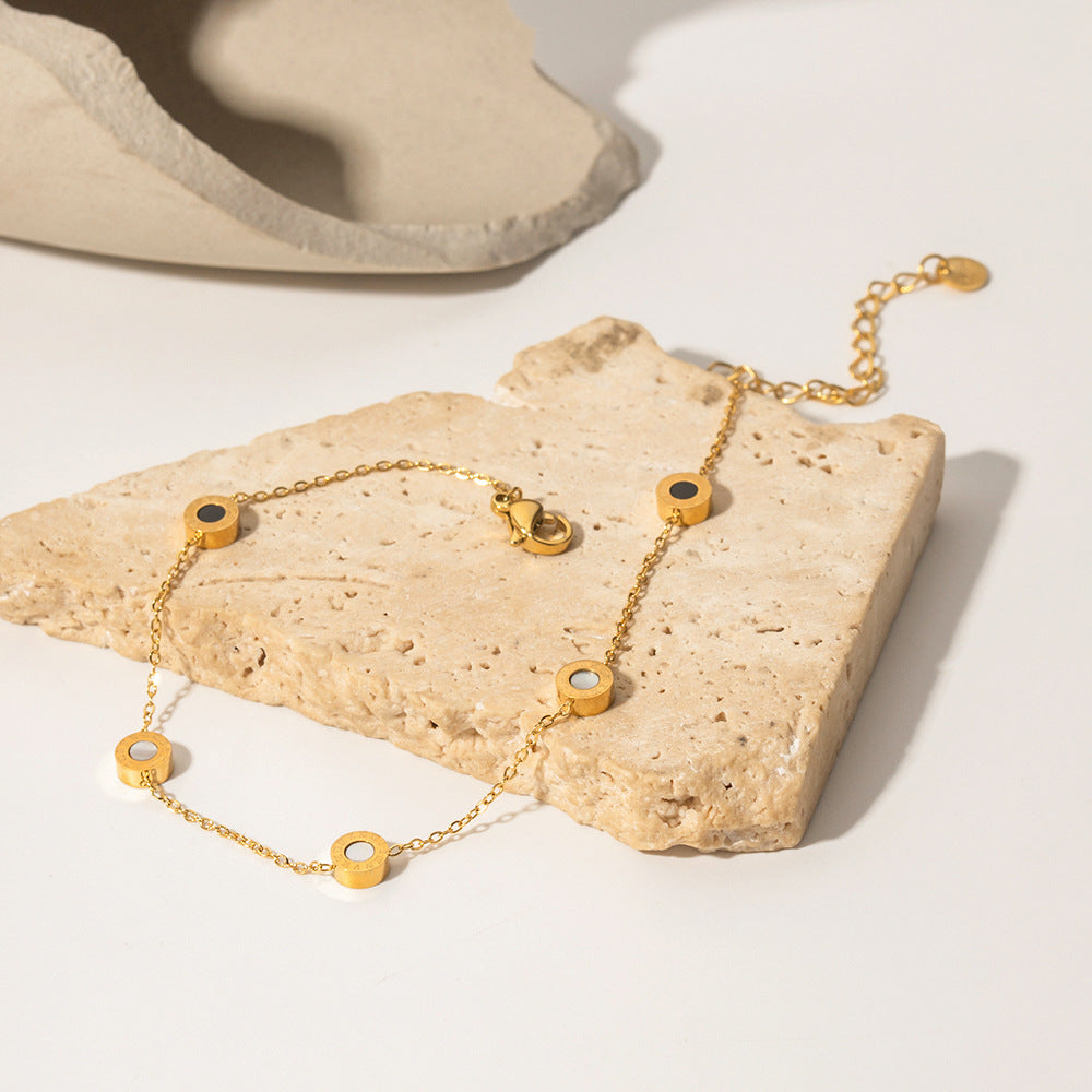 GoldenGrace | Ankle Bracelet Sparkling | Elegant Refined