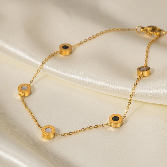 GoldenGrace | Ankle Bracelet Sparkling | Elegant Refined