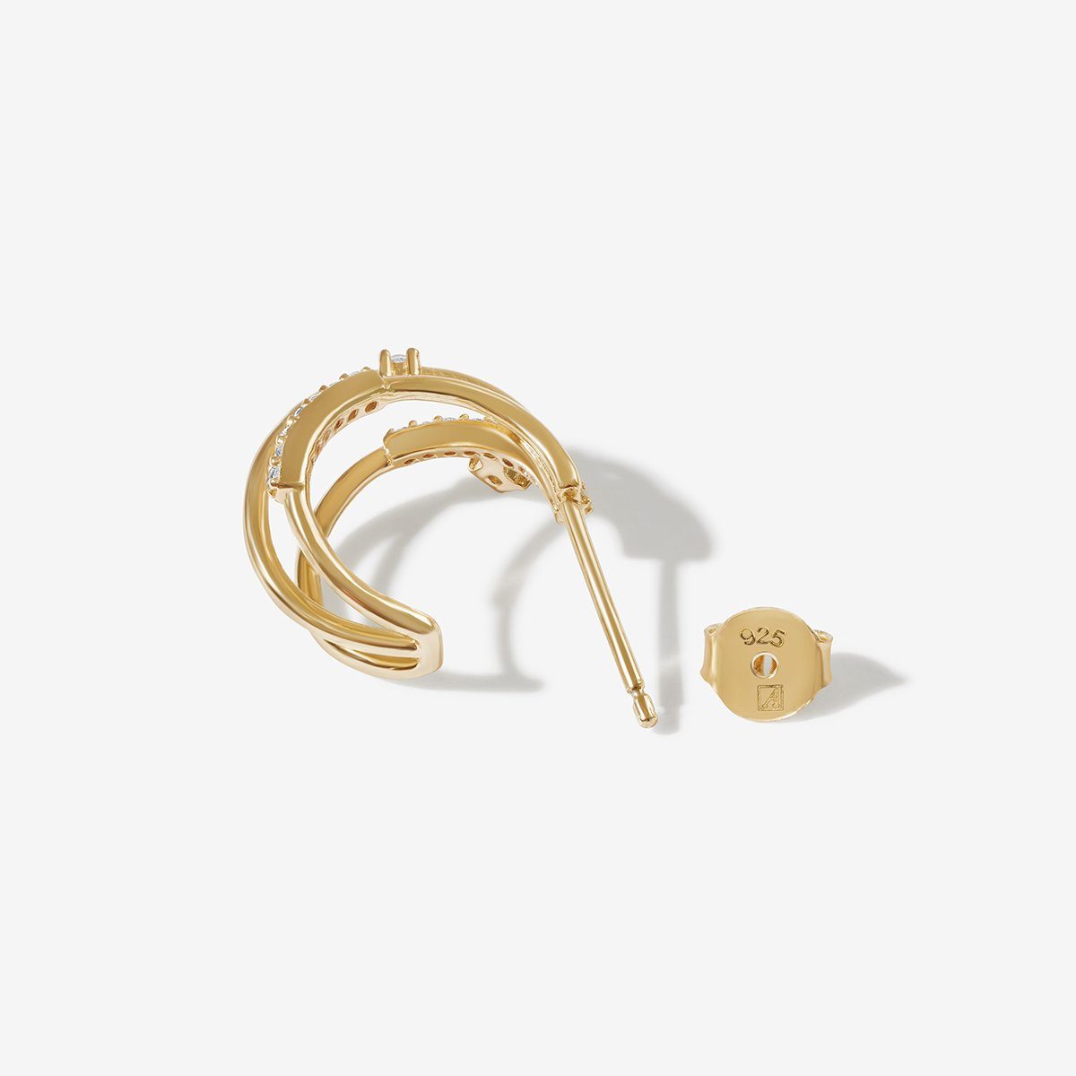 Charlotte - Golden Twisted Earrings