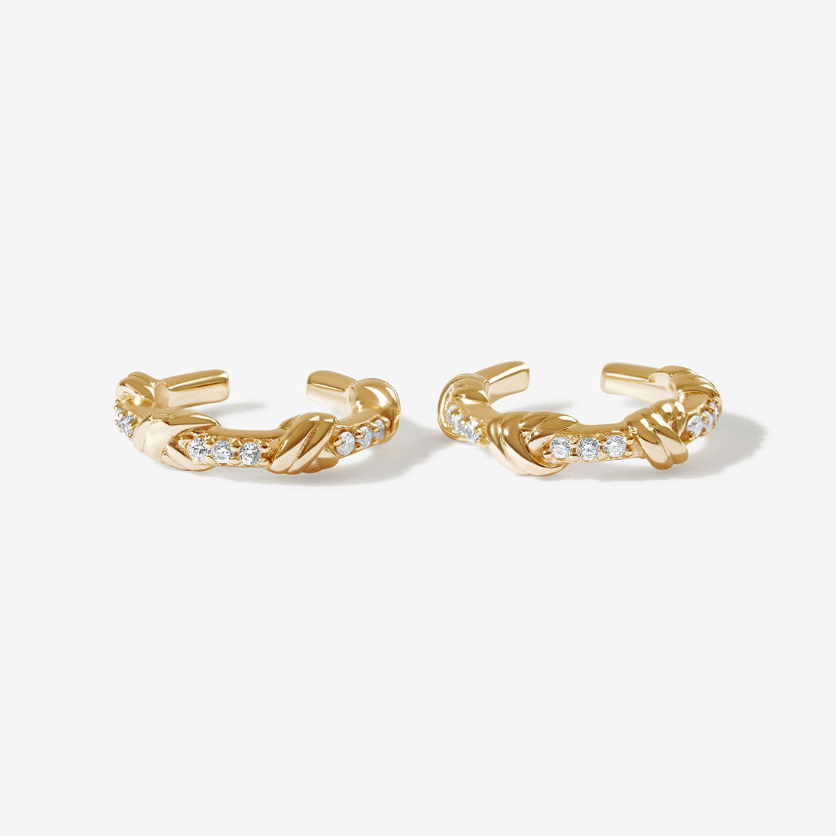 Daisy - Gold Intertwined Cuff Bracelet