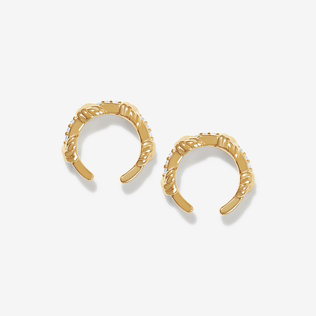 Daisy - Gold Intertwined Cuff Bracelet