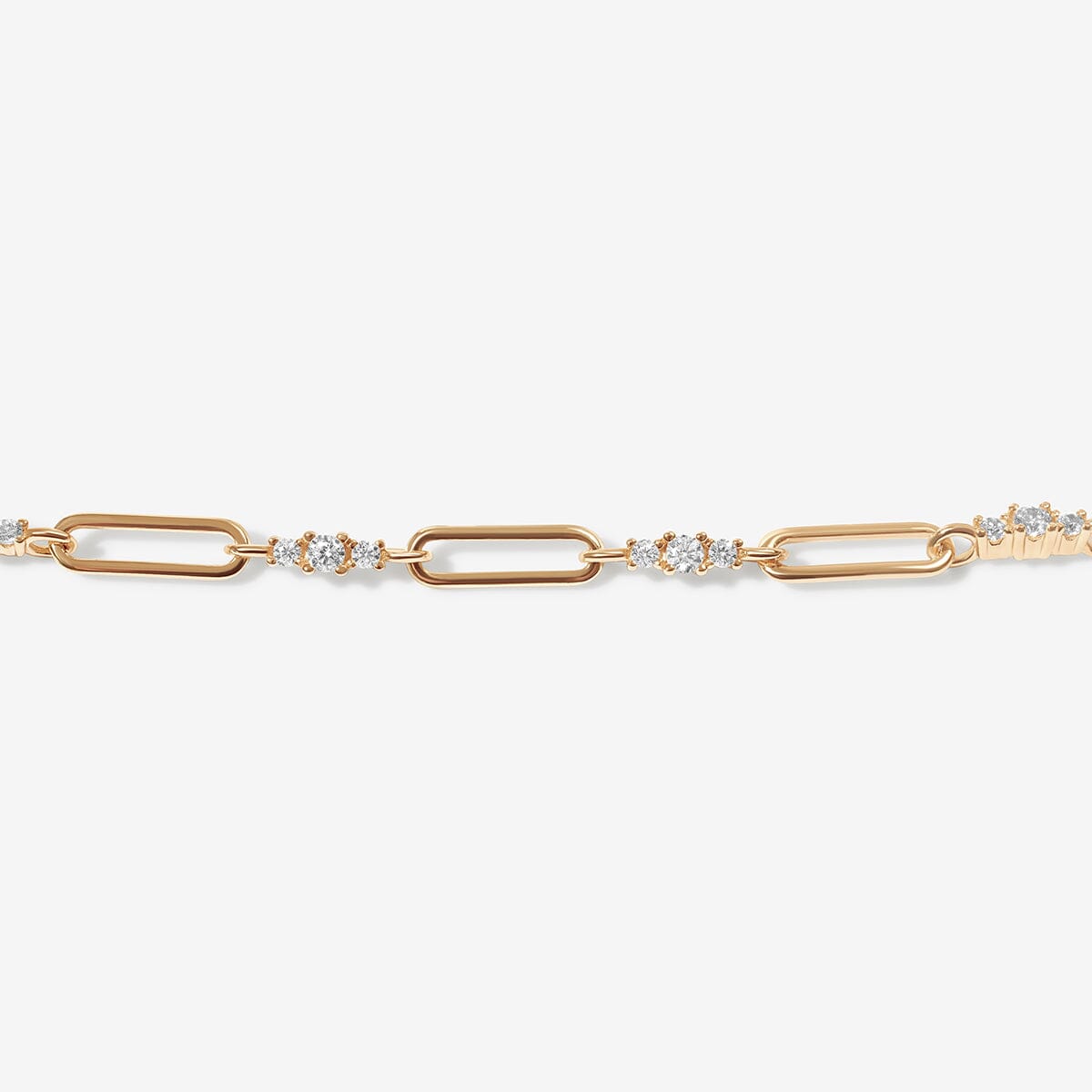 Ivy - Gold Bracelet with Rhinestones