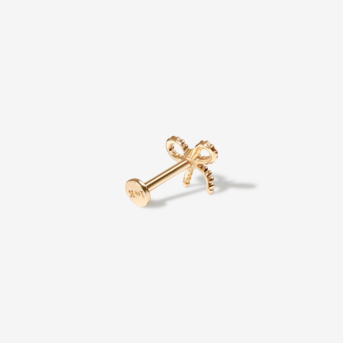 Laura - Golden Bow Earrings