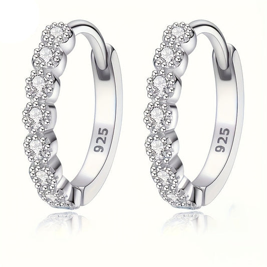 Elviera | Women's elegant zirconia earrings | Silver