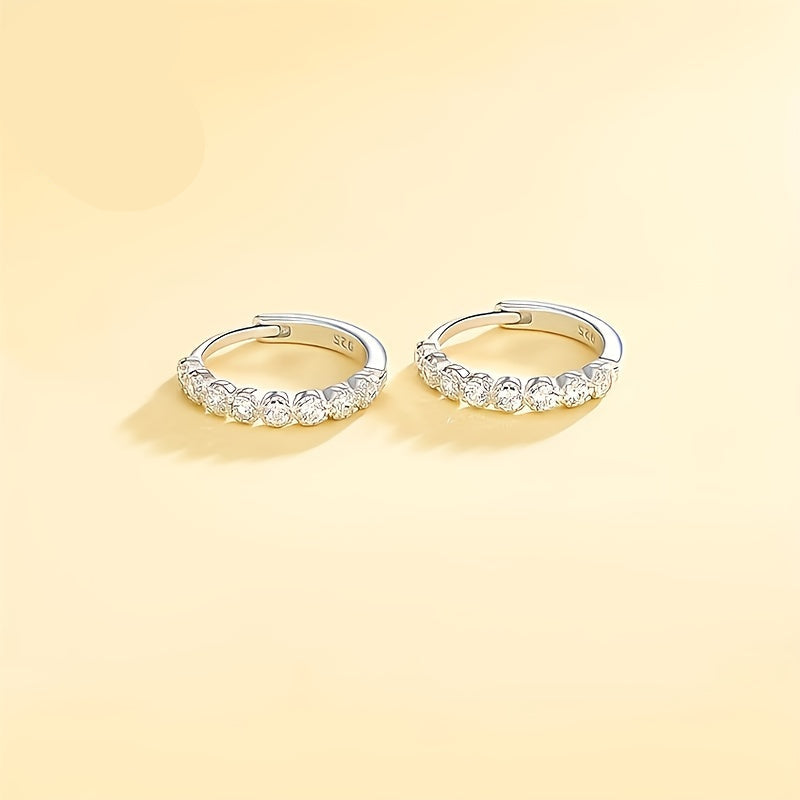 Elviera | Women's elegant zirconia earrings | Silver