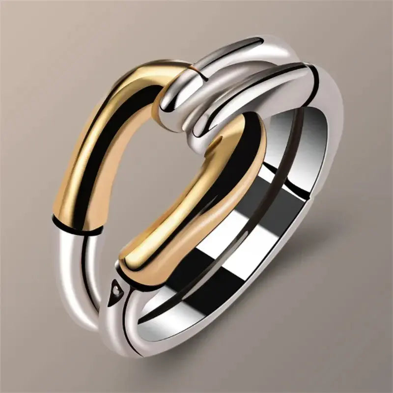 Gold and Silver rings