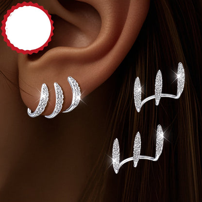 Elvya | Women's sparkling earrings with zirconia | Silver
