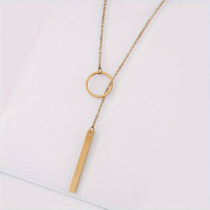 Elaria | Women's Chic Ethnic Pendant Necklace | Gold