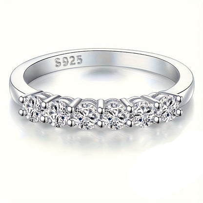 Alivya | Ladies classic engagement ring with zirconia | Silver