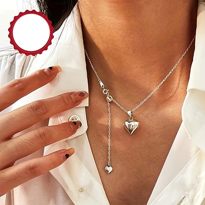Celiora | Women's Fashionable Heart Necklace | Silver