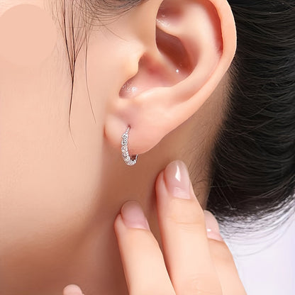 Elviera | Women's elegant zirconia earrings | Silver