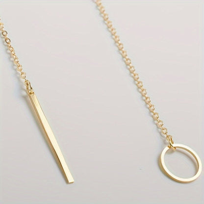 Elaria | Women's Chic Ethnic Pendant Necklace | Gold