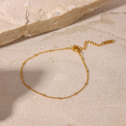 EleganceAura | ankle bracelet refined | timeless design