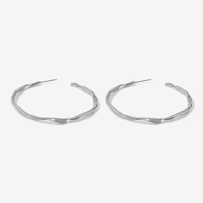 Gold Spotted Hoop Earrings - Luxurios