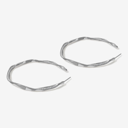 Gold Spotted Hoop Earrings - Luxurios