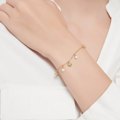 Lustrous Joy | charming bracelet | stylishly refined