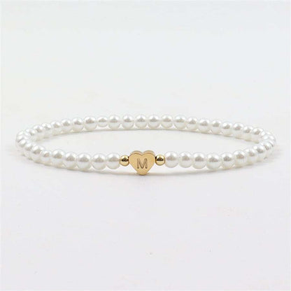 LuxeVerve Heart Bead Bracelet | Elegant | Meaningful