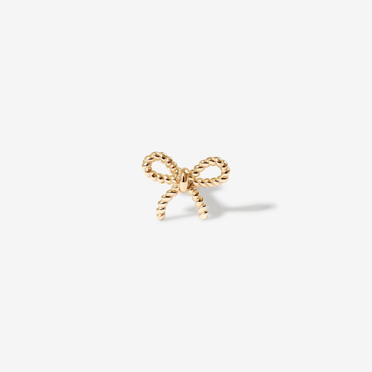 Laura - Golden Bow Earrings