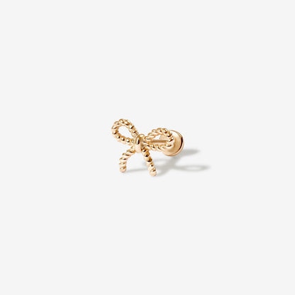 Laura - Golden Bow Earrings