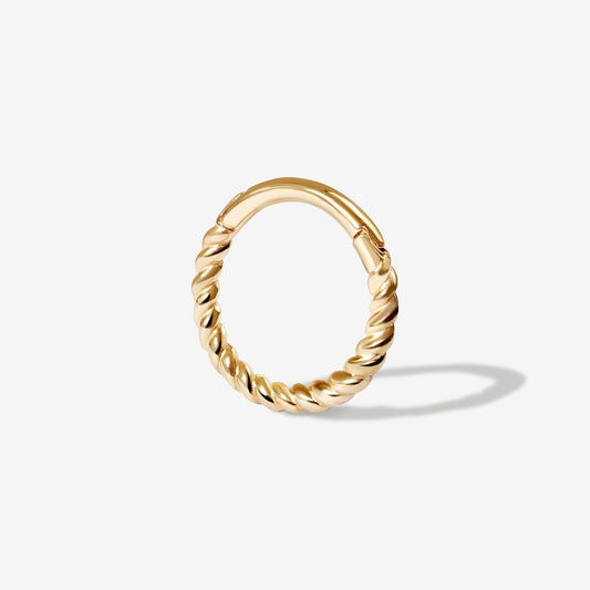 Isabella | Golden Twisted Earrings