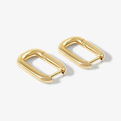 Lily - Gold Square Earring