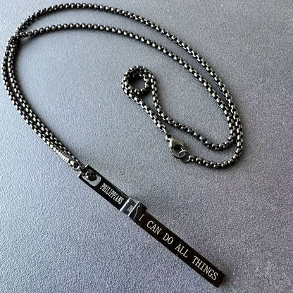 Cravello | Unisex Minimalist Cross Pendant Necklace | Silver