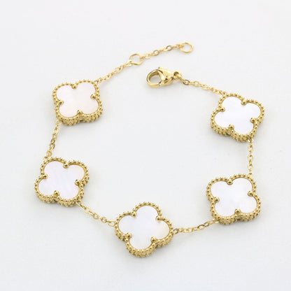 Aurelia | Luxury ladies clover bracelet | Black